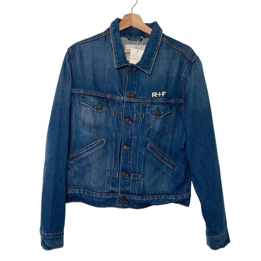 Rodan+Fields Special Edition Denim Jacket Large L Classic NWT Imogene & Willie
